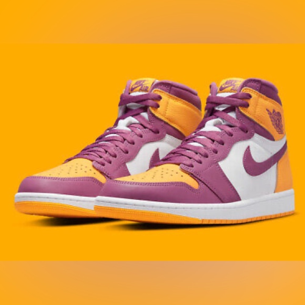 Nike Air Jordan 1 Retro High OG in Purple and Orange